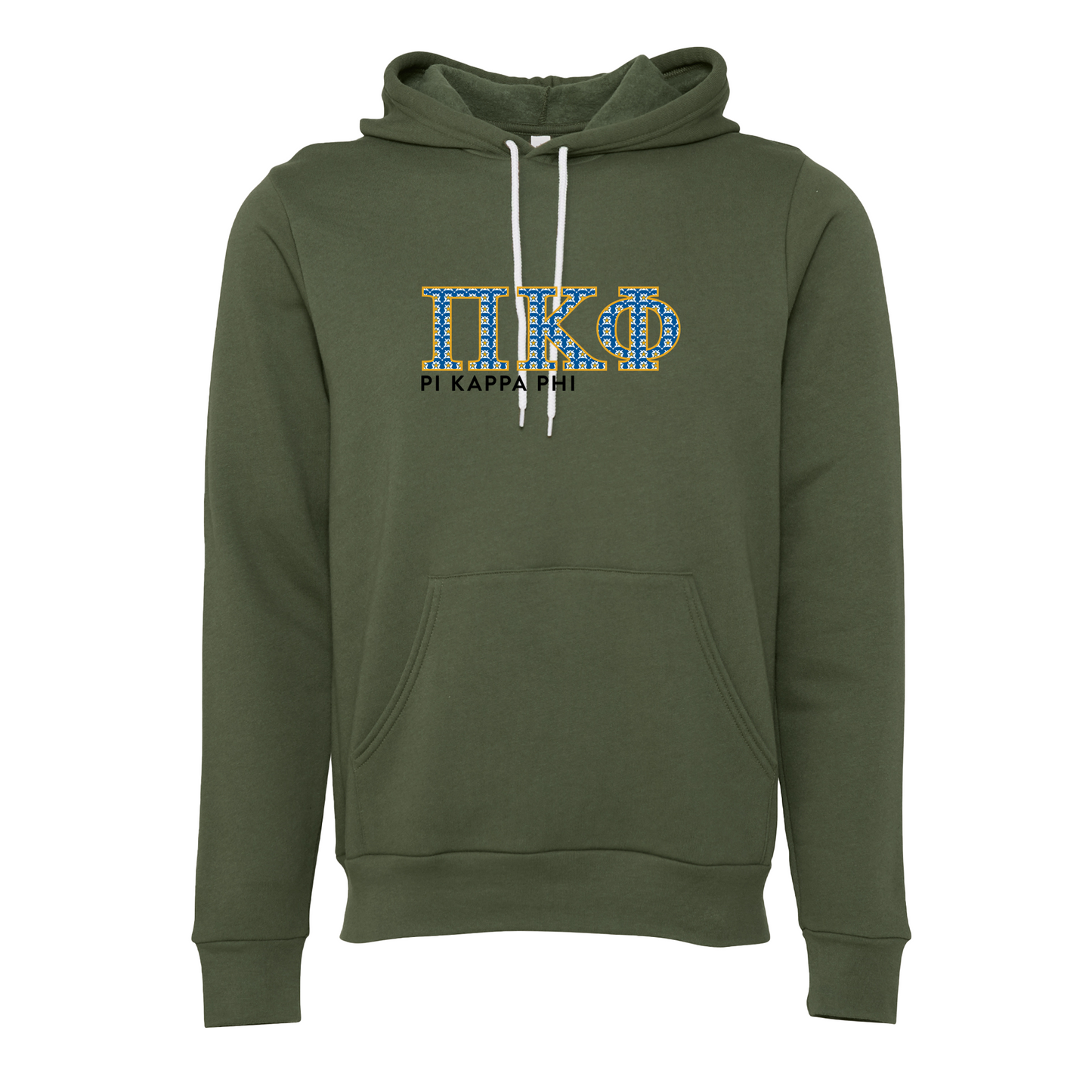 Pi Kappa Phi Applique Letters Hooded Sweatshirt