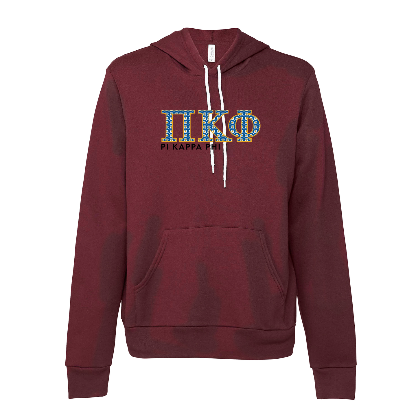 Pi Kappa Phi Applique Letters Hooded Sweatshirt