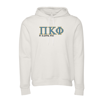 Pi Kappa Phi Applique Letters Hooded Sweatshirt