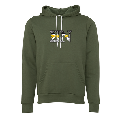 Sigma Nu Applique Letters Hooded Sweatshirt