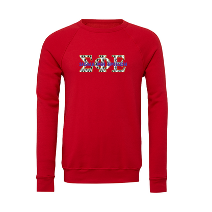 Sigma Phi Epsilon Applique Letters Crewneck Sweatshirt