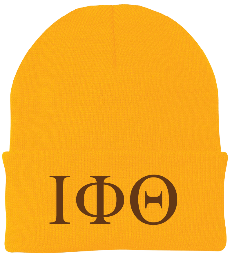 Iota Phi Theta Lettered Beanies