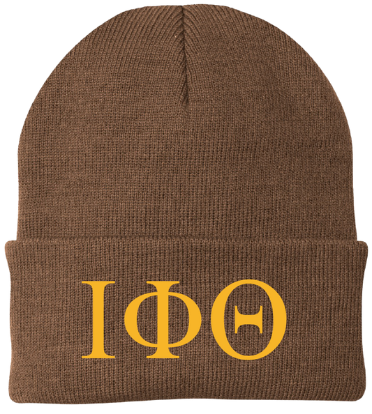 Iota Phi Theta Lettered Beanies