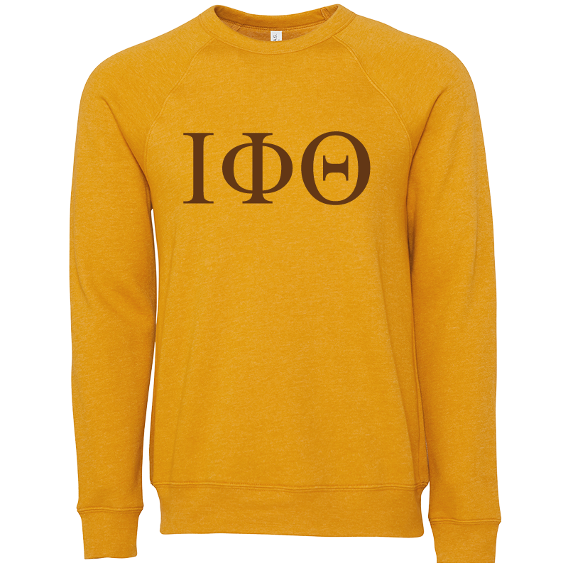 Iota Phi Theta Lettered Crewneck Sweatshirts