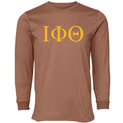 Iota Phi Theta Lettered Long Sleeve T-Shirts