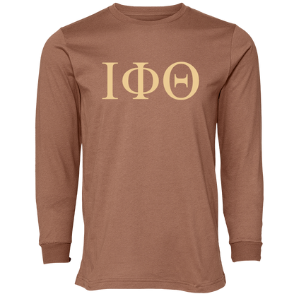 Iota Phi Theta Lettered Long Sleeve T-Shirts