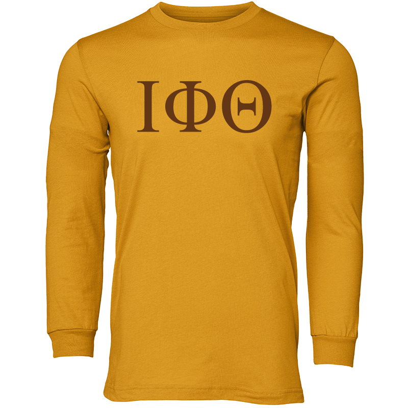 Iota Phi Theta Lettered Long Sleeve T-Shirts