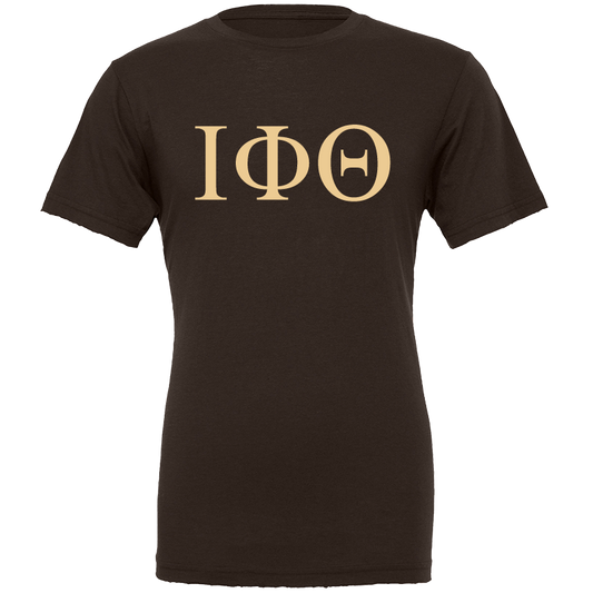 Iota Phi Theta Lettered Short Sleeve T-Shirts