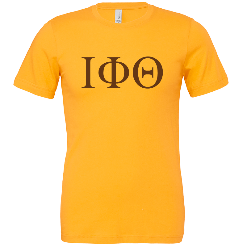 Iota Phi Theta Lettered Short Sleeve T-Shirts