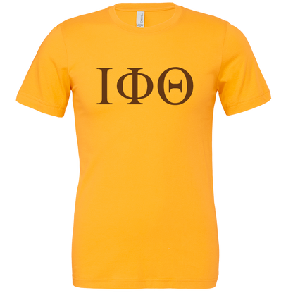 Iota Phi Theta Lettered Short Sleeve T-Shirts