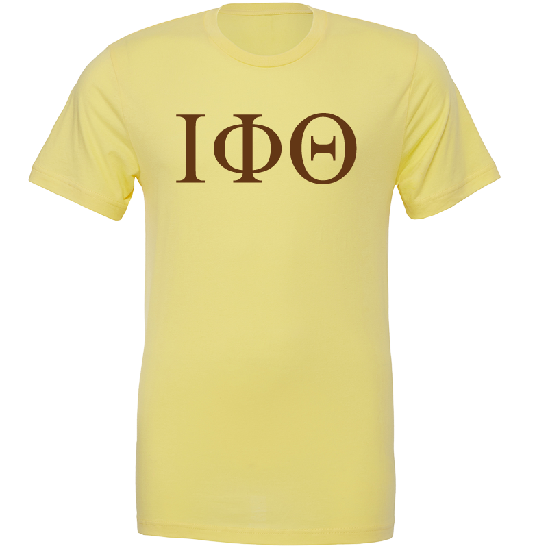 Iota Phi Theta Lettered Short Sleeve T-Shirts