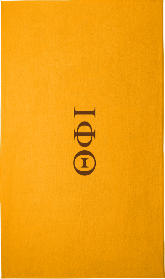 Iota Phi Theta Lettered Beach Towels