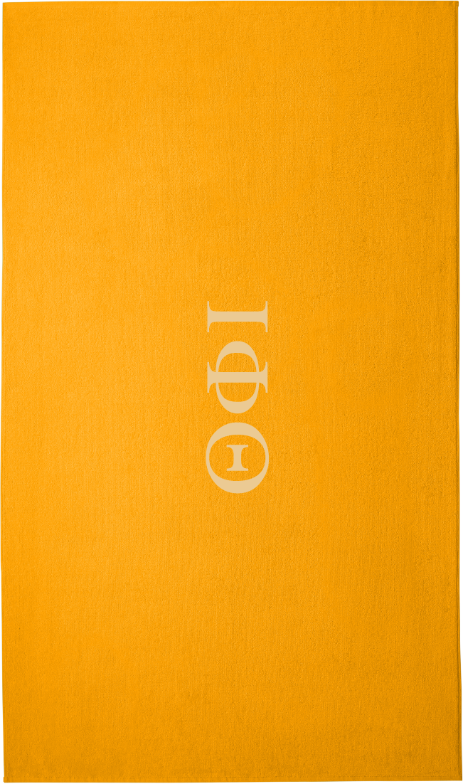 Iota Phi Theta Lettered Beach Towels