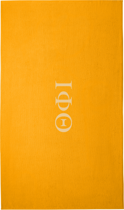 Iota Phi Theta Lettered Beach Towels