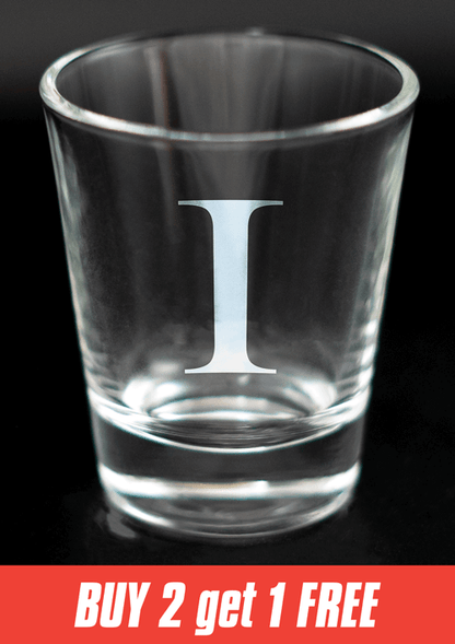 Greek Letter Shot Glasses