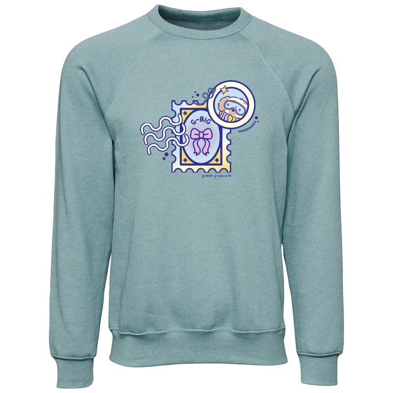 Postage Stamp Big/Little Crewneck Sweatshirts