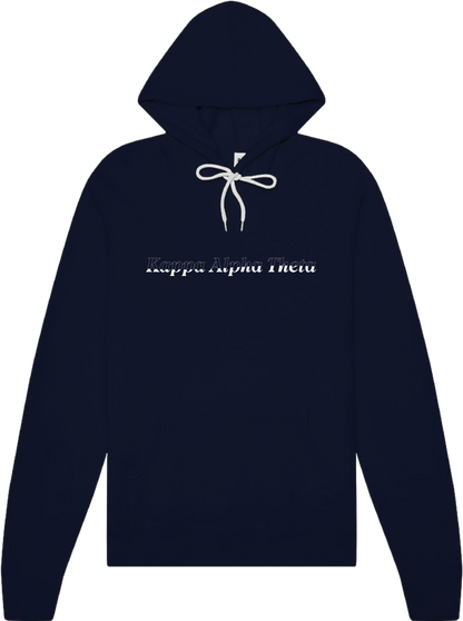Kappa Alpha Theta Stitched Outline Hoodies