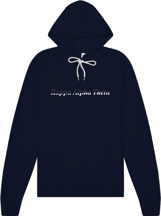 Kappa Alpha Theta Stitched Outline Hoodies