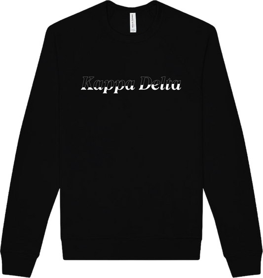 Kappa Delta Stitched Outline Crewnecks