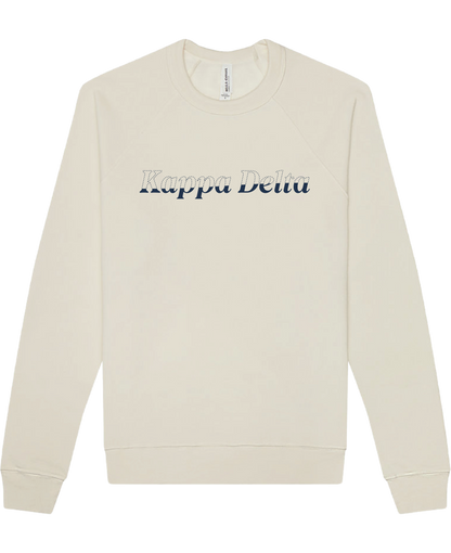 Kappa Delta Stitched Outline Crewnecks