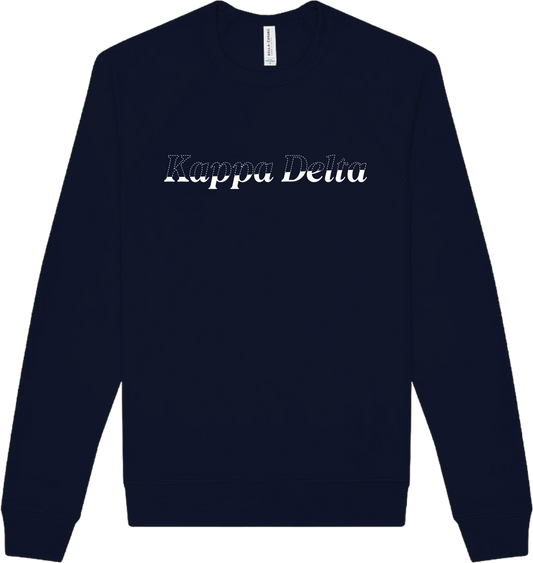 Kappa Delta Stitched Outline Crewnecks