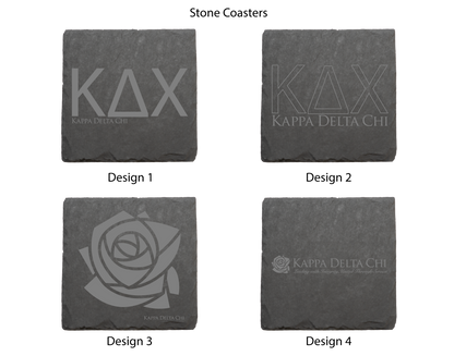 Kappa Delta Chi Stone Coasters - 4-Pack