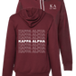 Kappa Alpha Order Repeating Name Hooded Sweatshirts