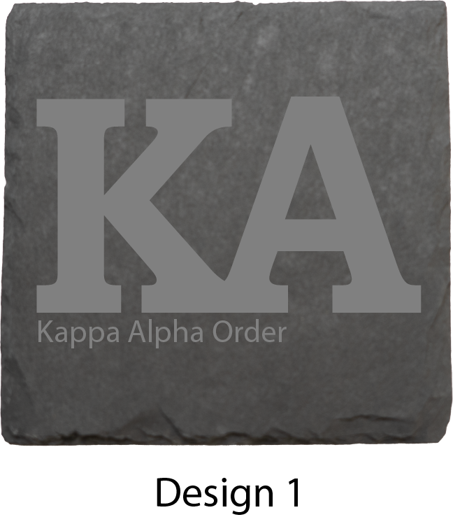 Kappa Alpha Order Stone Coasters - 4-Pack