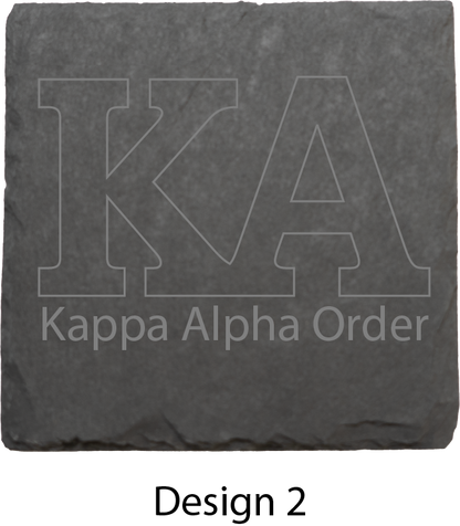 Kappa Alpha Order Stone Coasters - 4-Pack