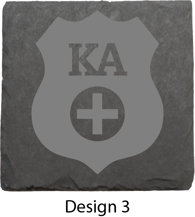 Kappa Alpha Order Stone Coasters - 4-Pack