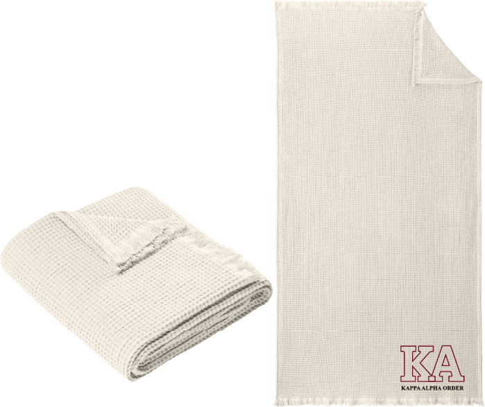 Kappa Alpha Order Letters and Name Blankets