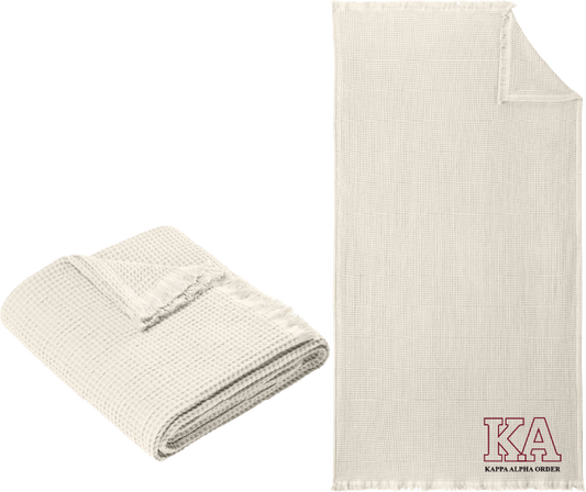 Kappa Alpha Order Letters and Name Blankets