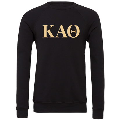Kappa Alpha Theta Lettered Crewneck Sweatshirts