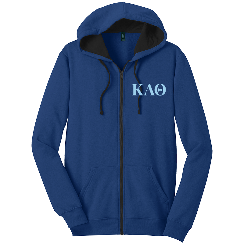 Kappa Alpha Theta Zip-Up Hooded Sweatshirts