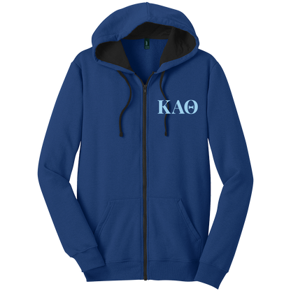 Kappa Alpha Theta Zip-Up Hooded Sweatshirts