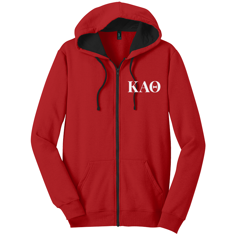 Kappa Alpha Theta Zip-Up Hooded Sweatshirts