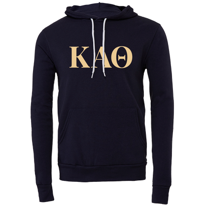 Kappa Alpha Theta Lettered Hooded Sweatshirts