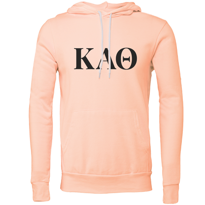 Kappa Alpha Theta Lettered Hooded Sweatshirts