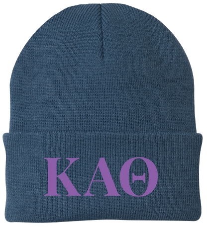 Kappa Alpha Theta Lettered Beanies