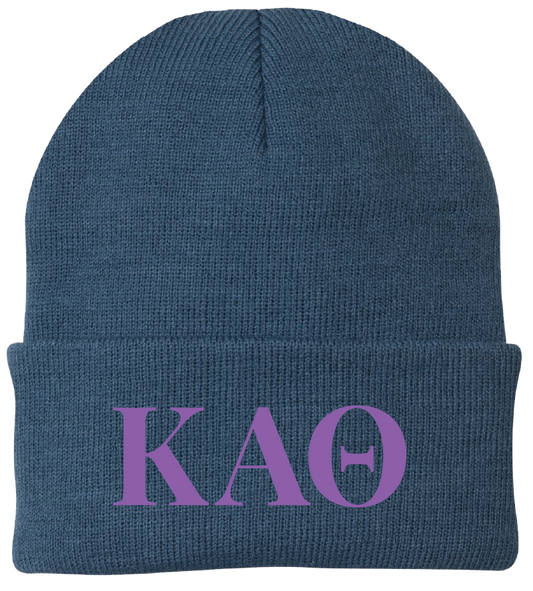 Kappa Alpha Theta Lettered Beanies