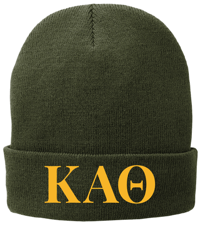 Kappa Alpha Theta Lettered Beanies