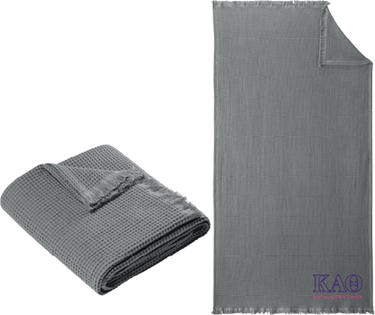 Kappa Alpha Theta Letters and Name Blankets