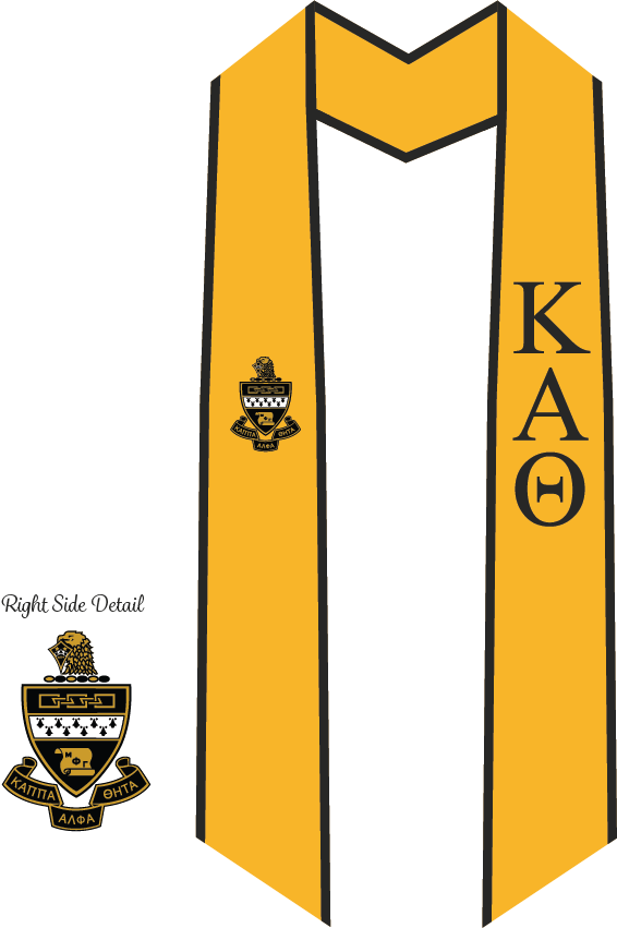 Kappa Alpha Theta Graduation Stoles