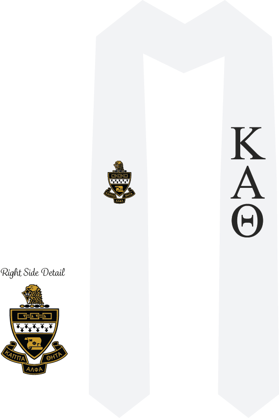 Kappa Alpha Theta Graduation Stoles