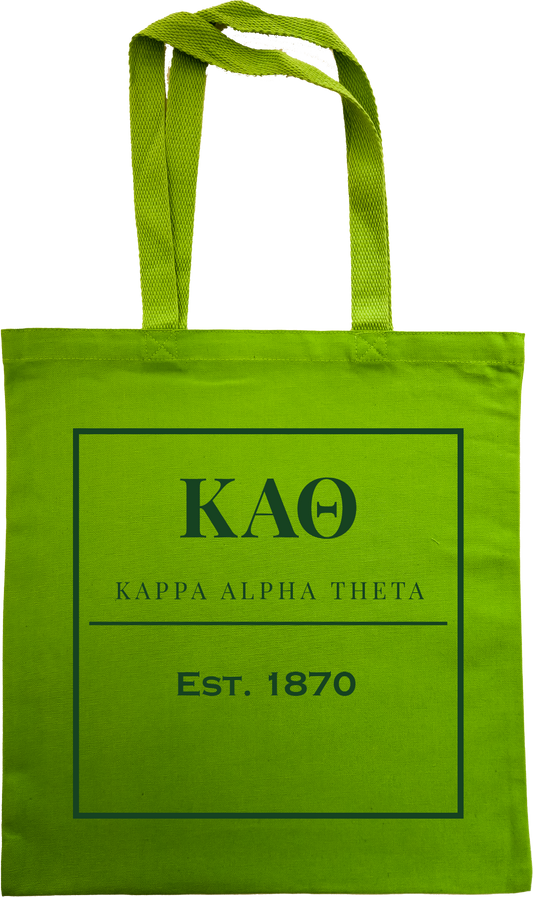 Kappa Alpha Theta Tote Bags