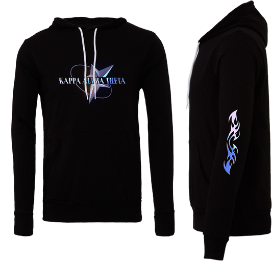Kappa Alpha Theta Pink Chrome Graphic Hoodie