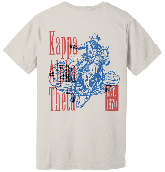 Kappa Alpha Theta Cowboy Graphic T-Shirt