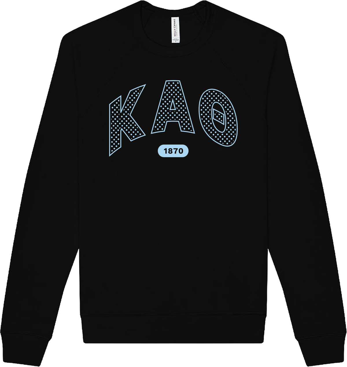 Kappa Alpha Theta Varsity Polka Dot Crewneck