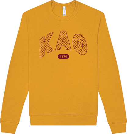 Kappa Alpha Theta Varsity Polka Dot Crewneck