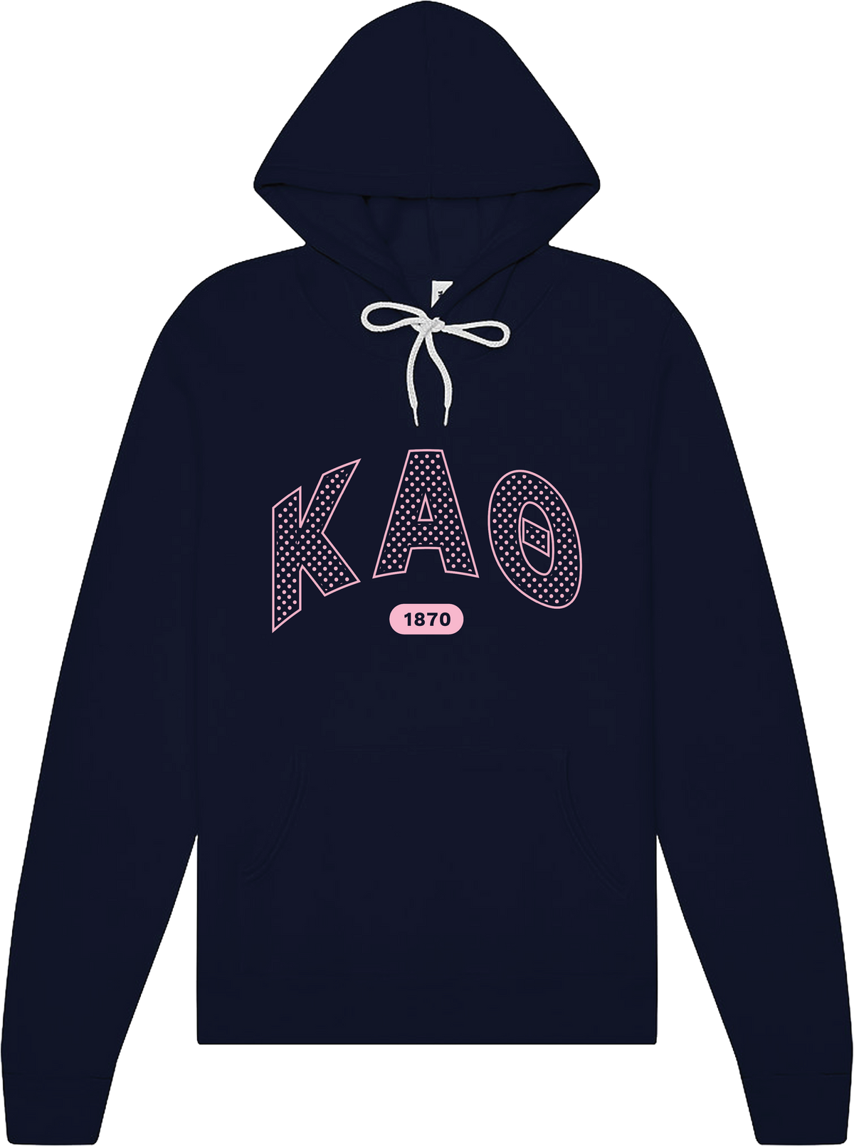 Kappa Alpha Theta Varsity Polka Dot Hoodie